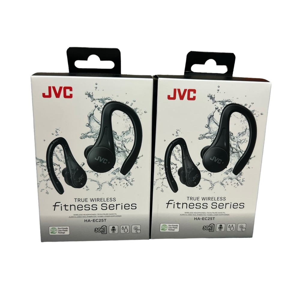 JVC Headphones True Wireless Fitness Series, LOT OF 2  NWT